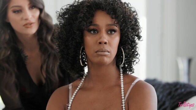 Stunning dolls Misty Stone and Maddy May love lesbian sex