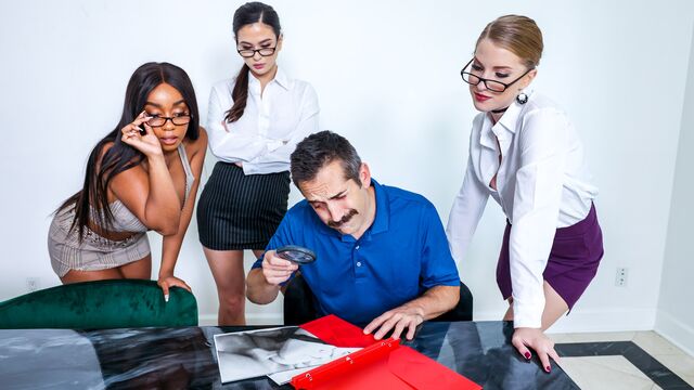 Octavia Red, Jasmine Wilde and Lily Starfire are enjoying hard fuck