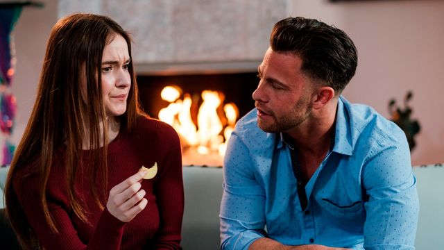 Cute young model Hazel Moore feels a huge prick inside her cunt