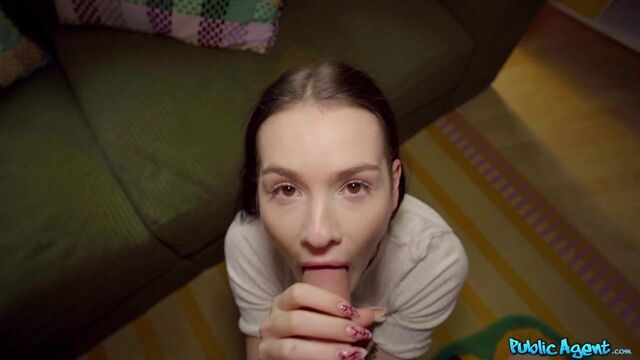 Awesome hard fuck with a skinny brunette Matty Mila Perez