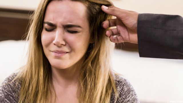 Black athlete gives a good lesson for a busty beauty Natasha Nice