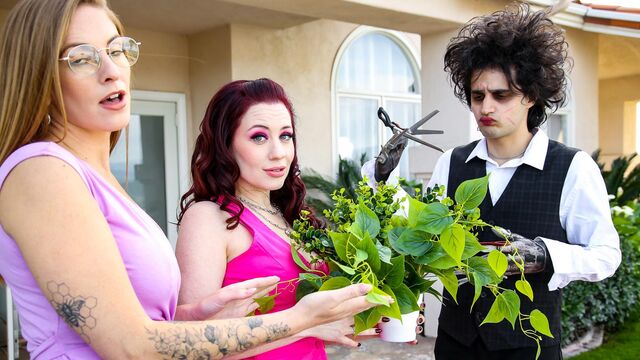 Selvagem Jessica Ryan e Annie King em papai mamãe gravação