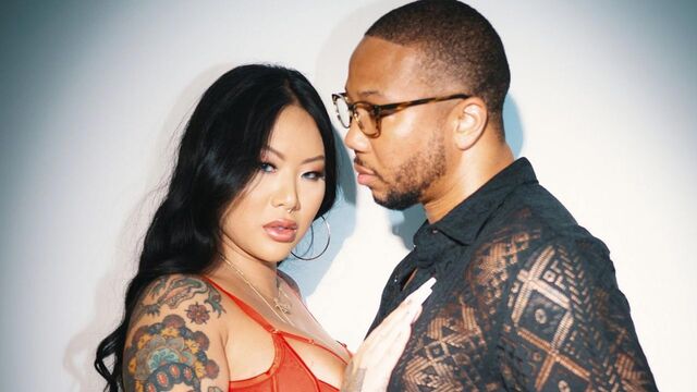 Inked chick with big boobs Connie Perignon rammed by huge black dick