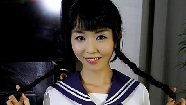 Cute Asian teen Marica Hase knows how to give a good blowjob