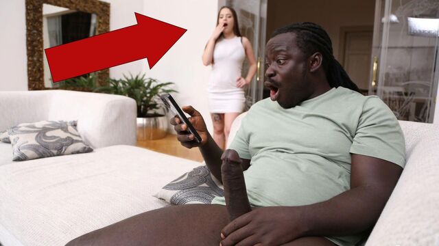 Hard interracial fuck in the cowgirl pose with a slutty Ramona Lapiedra