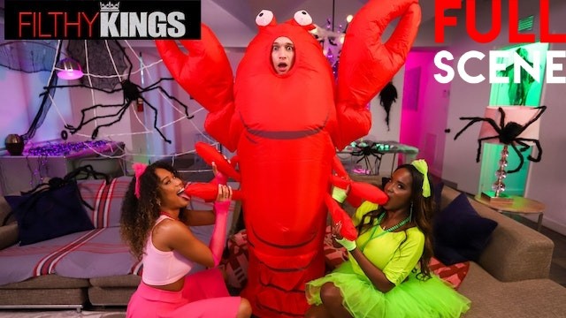 Contenu de grosse queue avec la chic Johnny Love et Naomi Foxxx de Filthy Kings