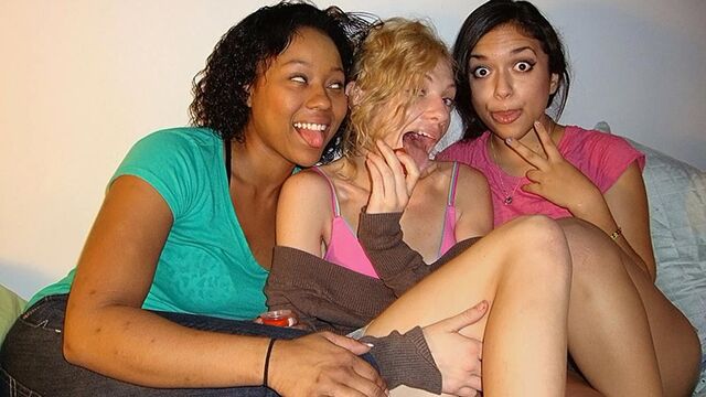 Mandy Armani and Ash are enjoying having fun with a large penis