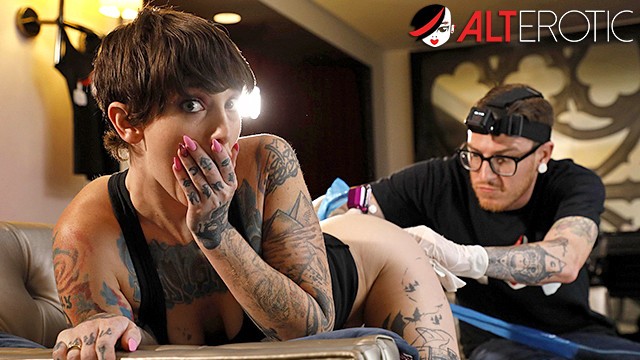 Sascha Ink and Sully Savage's brunette scene by AltErotic
