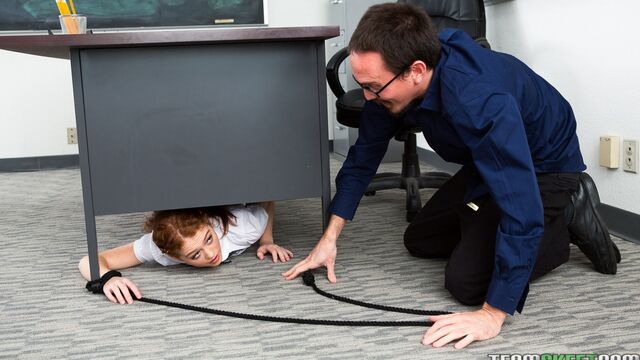 Redhead Alice Green is enjoying dick-riding so freaking much