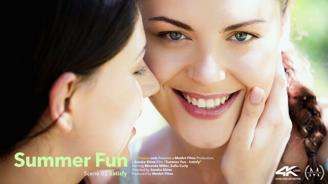 Good babes Sofia Curly and Miranda Miller are enjoying outdoor sex